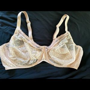 Perele Unlined lace underwire bra 42 E/DD